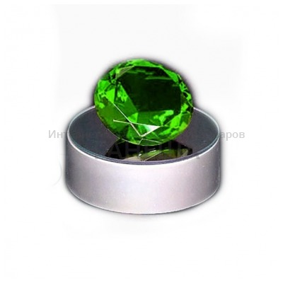 Кристалл зеленый 5 см
